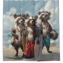 Die gestreiften Surfer sind soiree