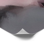 Die gestrichene Ballerina in Rosa Poster (Ecke)