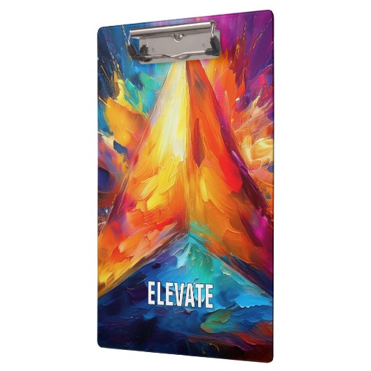 Die gestrichene Pyramide Klemmbrett (Links)