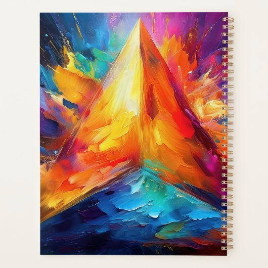 Die gestrichene Pyramide Planer (Rückseite)