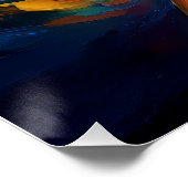 Die gestrichene Pyramide Poster (Ecke)