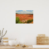 Die gestrichene Wüste Poster (Küche)