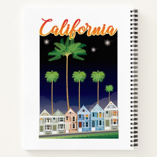 Die gestrichenen Damen in der Nacht | San Francisc Notizblock (Rückseite)