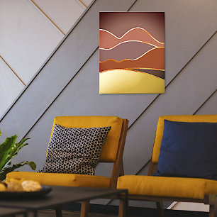 Die gestrichenen Gebirgsdrucke Foliendrucke