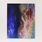 Die gestrichenen Hügel 3 Puzzle (Vertikal)