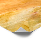 Die gestrichenen Hügel in den John Day Fossil Bett Poster (Ecke)