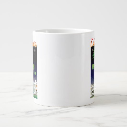 Die gestrichenen Ladys in der Nacht| San Francisco Jumbo-Tasse (Vorderseite)