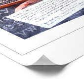 Die gestrige Woodstock Schreibmaschinenwerbung Poster (Ecke)