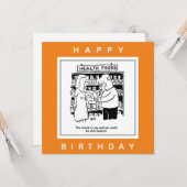 Die gesunde Ernährung könnte durch den Cartoon des Karte (Vorderseite/Rückseite Beispiel)