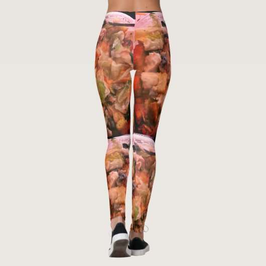 Die gesunde Sammlung des Feinschmeckers Leggings (Rückseite)