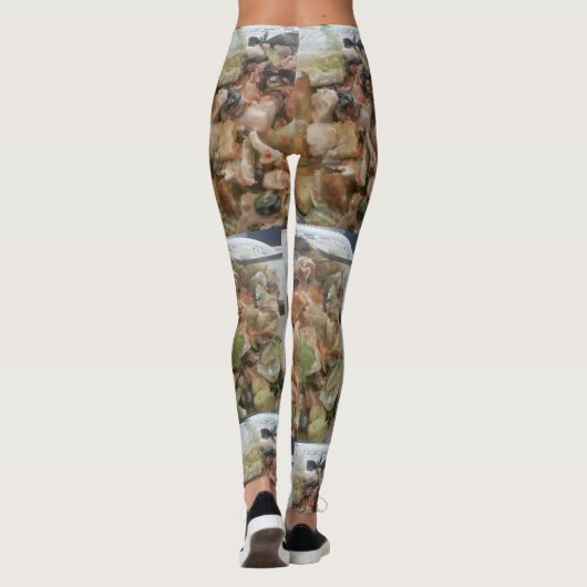 Die gesunde Sammlung des Feinschmeckers Leggings (Rückseite)
