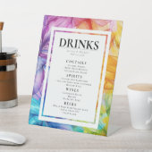 Die GETRÄNKE ÄTHERALblut Sockelschild (In SItu)