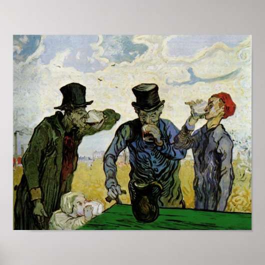 Die Getränke (F667) Van Gogh Fine Art Poster (Vorne)