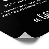 Die Getränke sind auf uns, die Hangover dauert ein Poster (Ecke)