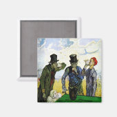 Die Getränke von Vincent van Gogh 1890 Magnet (Vorderseite/Rückseite)