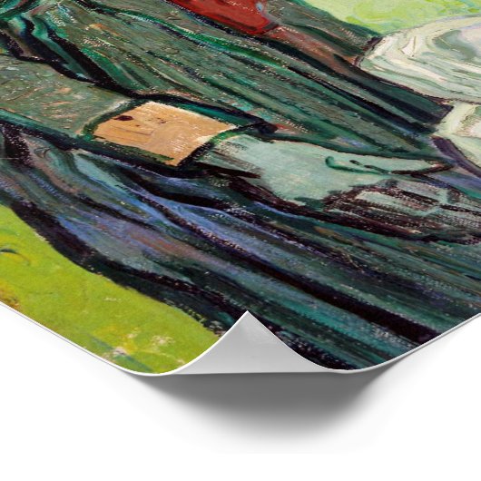 Die Getränke von Vincent Van Gogh Poster (Ecke)