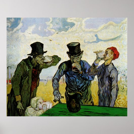 Die Getränke von Vincent van Gogh Poster (Vorne)
