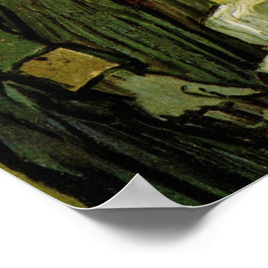 Die Getränke von Vincent van Gogh Poster (Ecke)