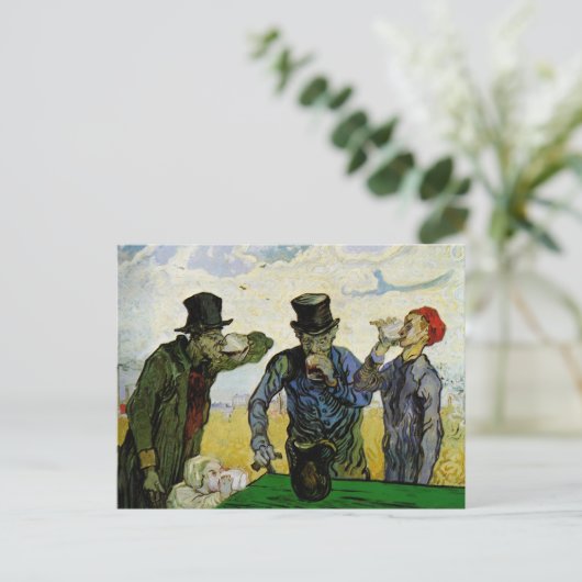 Die Getränke von Vincent van Gogh Postkarte (Stehend Vorderseite)