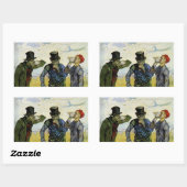 Die Getränke von Vincent van Gogh Rechteckiger Aufkleber (Blatt)