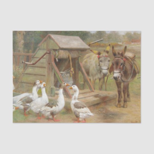 Die Getränkefrage von Herbert William Weekes Seidenpapier (Vorderseite)