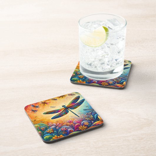 Die Getränkeküste der Dragonfly Getränkeuntersetzer (Rechte Seite)
