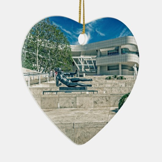 Die Getty Mittelankunfts-Piazza Keramik Ornament (Rechts)