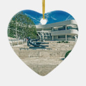 Die Getty Mittelankunfts-Piazza Keramik Ornament (Vorne)