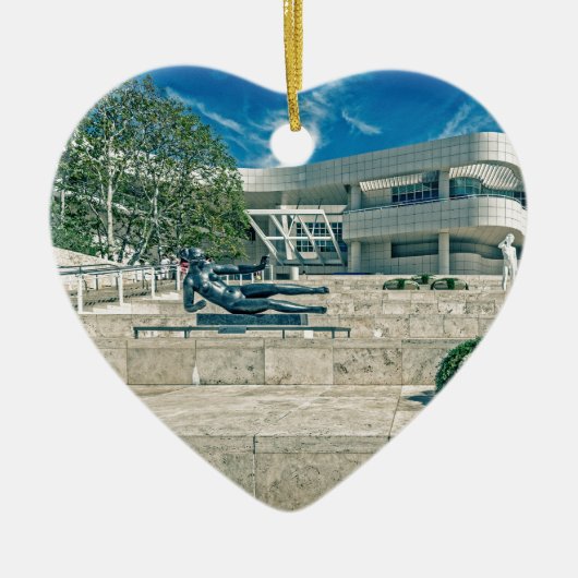 Die Getty Mittelankunfts-Piazza Keramik Ornament (Vorne)