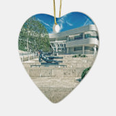 Die Getty Mittelankunfts-Piazza Keramik Ornament (Links)