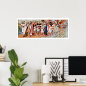 Die Gewässer sind geteilt. Gemälde von James Tisso Poster (Heimbüro)