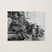 Die Gewehr-Crews eines Marinekreuzer covering_War Puzzle (Horizontal)