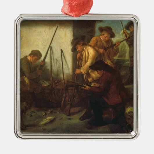 Die Gewehre (Öl auf Leinwand) vorbereiten Ornament Aus Metall (Vorne)