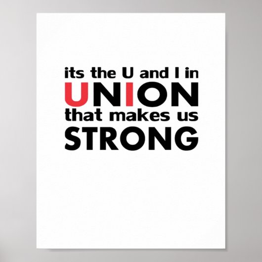Die Gewerkschaft der Arbeit, die uns zu einer star Poster (Vorne)