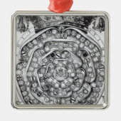 Die Gewerkschaft der Rosen der Familien Silbernes Ornament (Vorne)