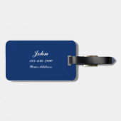 Die Gewerkschafts-Jack-Flagge Gepäckanhänger (Rückseite horizontal)