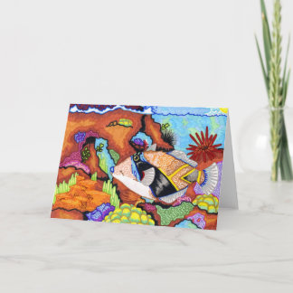 Die gewinnende Grafik der Kinder: Triggerfish Karte