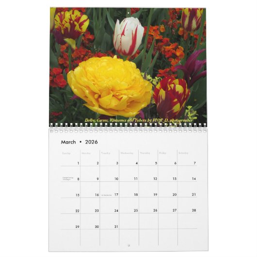 Die Gewinner des Dave's Garden Foto Contest 2024 Kalender (Mär 2026)