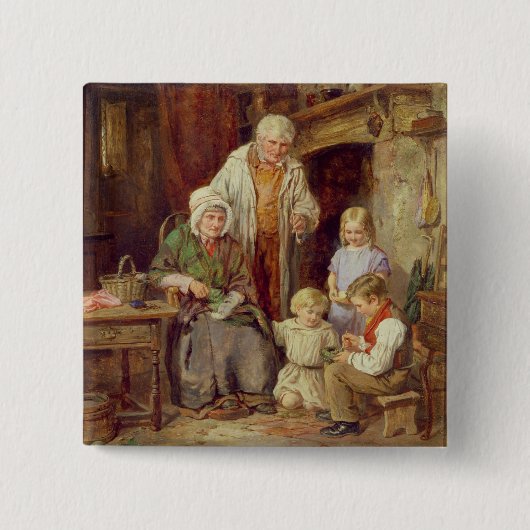 Die gewordenen Vögel Button (Vorderseite)