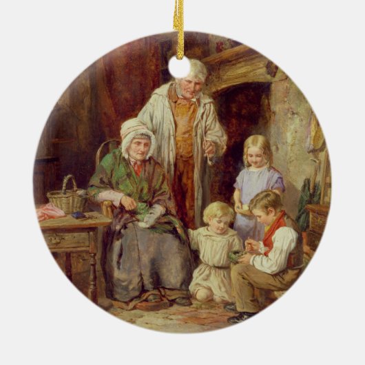 Die gewordenen Vögel Keramikornament (Hinten)