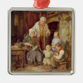 Die gewordenen Vögel Silbernes Ornament (Vorne)