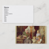 Die gewordenen Vögel Visitenkarte (Vorne/Hinten)