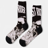 'die Ghost Rider Socken (Linkes Detail)