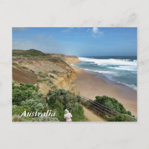 Die Gibson-Stufen in Victoria Australien Postkarte