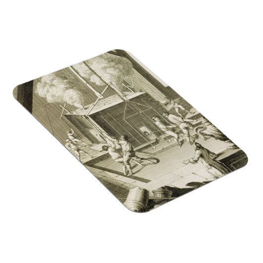 Die Gießerei eines Bildhauers aus der "Enzyklopädi Magnet (Rechte Seite)