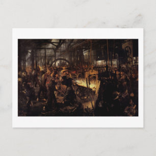 Die Gießerei-Postkarte Postkarte
