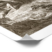 Die Giganten versuchen, den Himmel zu skalieren, i Poster (Ecke)