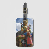 Die gigantische Statue des Gepäckstücks von Maitre Gepäckanhänger (Vorderseite Vertikal)