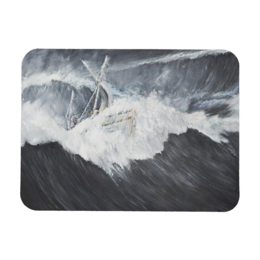 Die gigantische Welle Magnet (Horizontal)