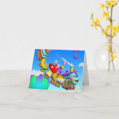 Die GiggleBelly-ZugNote-Karte Karte (Gelbe Blume)